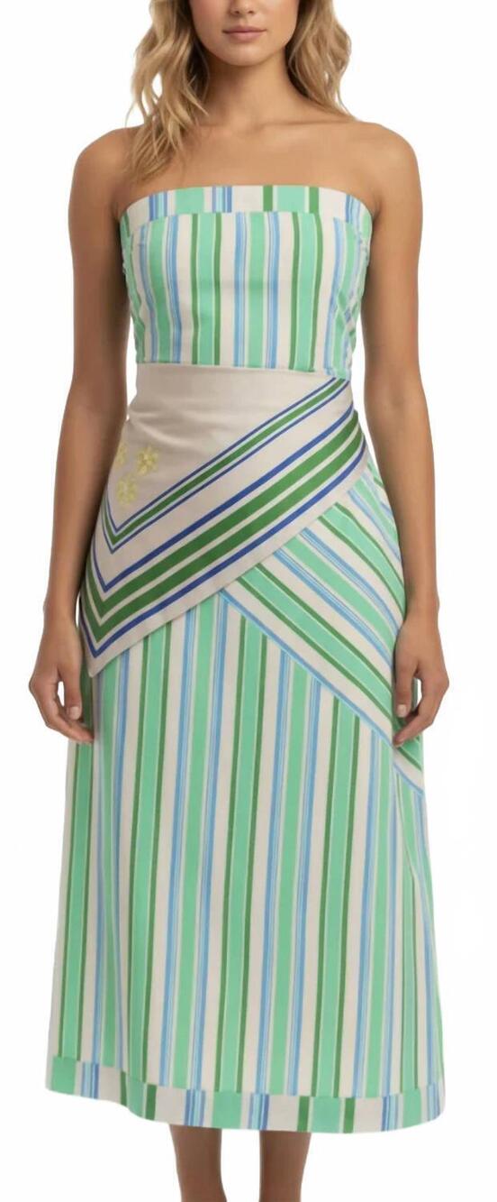 NEW ANNA CATE stella midi dress in luca